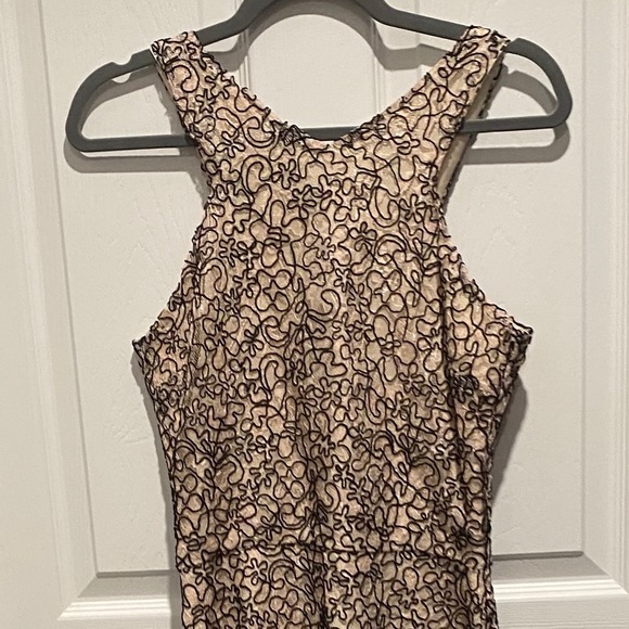 🎈NEW Aqua cream & black dress - Picture 7 of 16